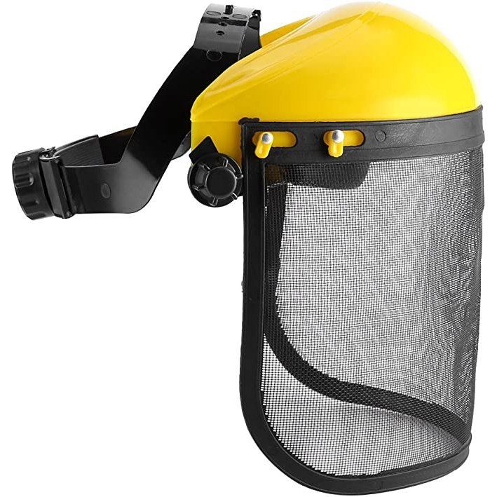 Wire mesh face shield visor