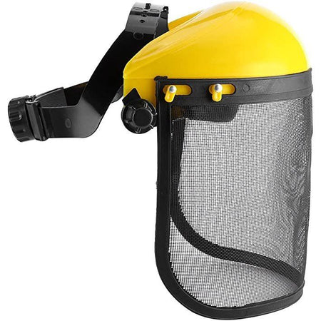 Wire mesh face shield visor