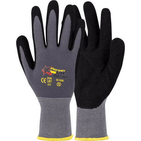 Flex Optima nitrile lycra nylon gloves Abrasion-Lv3