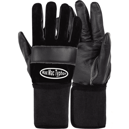 Maxmac Typhon leather vibration + cut resistant gloves Cut-Lv2