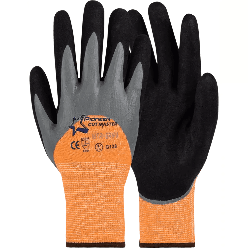 Cut master Nitrile-Gripa 3/4 dipped cut-resistant gloves Cut-Lv5