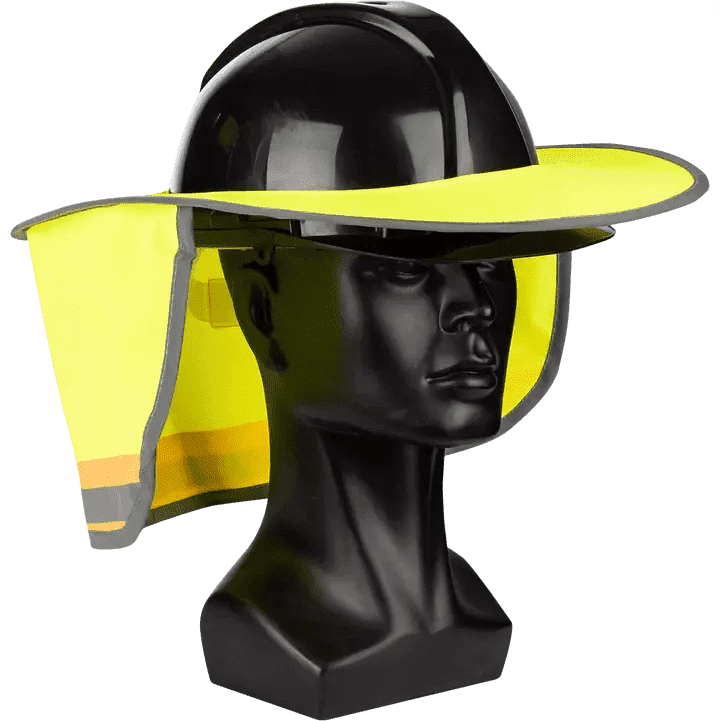 Reflective hard hat lime brimmed sun protectors hats Online Industrial
