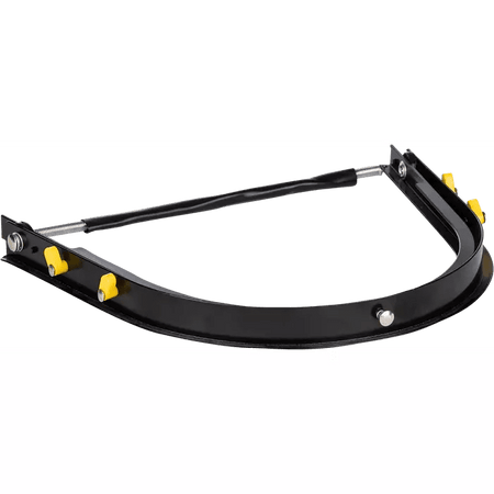 Aluminium face shield visor hard hat cap attachment