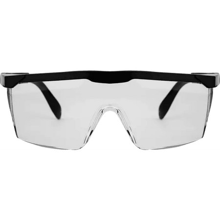 Adjustable anti scratch anti fog clear lense euro safety spectacles