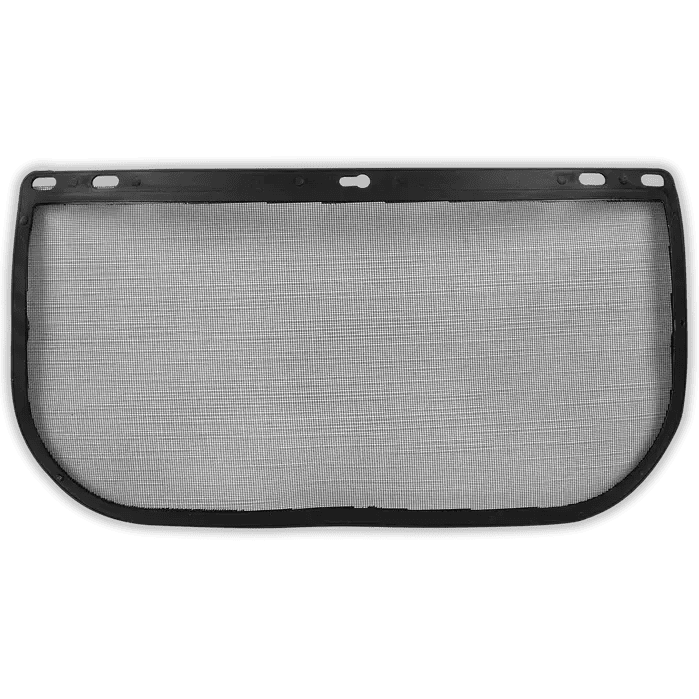Wire mesh face shield visor