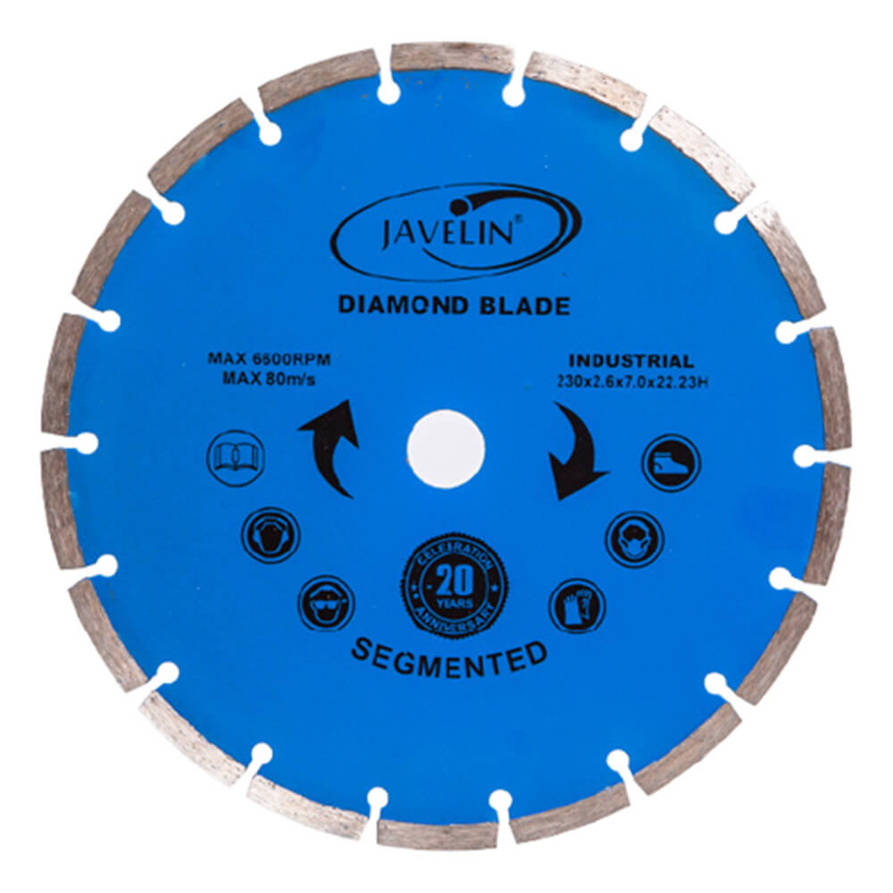 Diamond segmented cutting blades