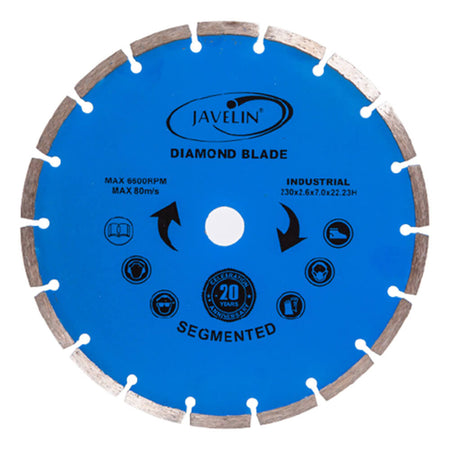 Diamond segmented cutting blades