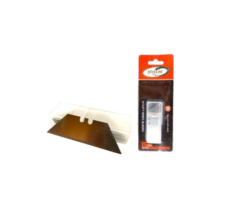 10pce 19mm x 61mm x 0.6mm High carbon utility knife edge blades