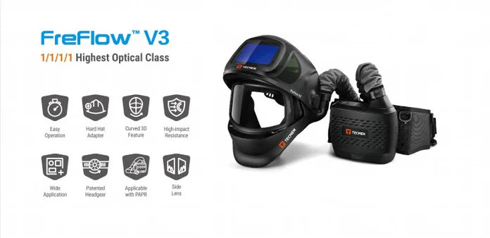 Tecmen V3 auto darkening helmet + air filter kit