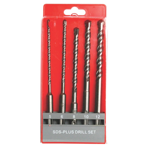 5pce 5.0 12mm SDS+ Tungsten tip masonry concrete drill bit set