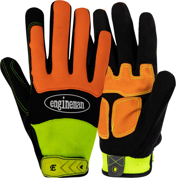 Maxmac Engineman anti-slip synthetic leather gloves Cut-Lv1
