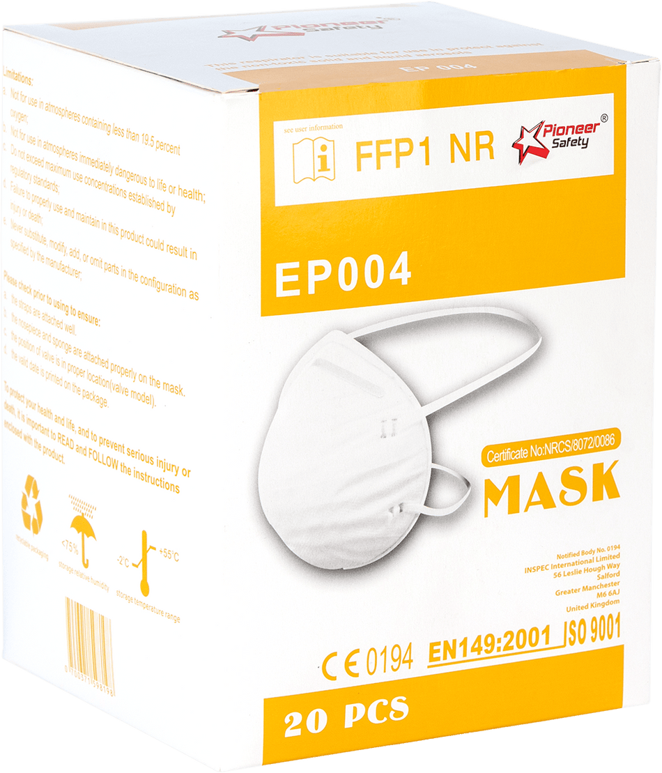 FFP1 Respiratory face dust masks SABS NRCS – Online Industrial
