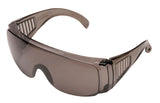 Anti-scratch lenses wrapround visitor safety spectacles