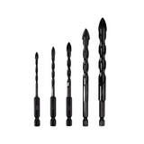 5pce 4.0 10mm Multi purpose YG6X 40CR Carbide tip drill bit set