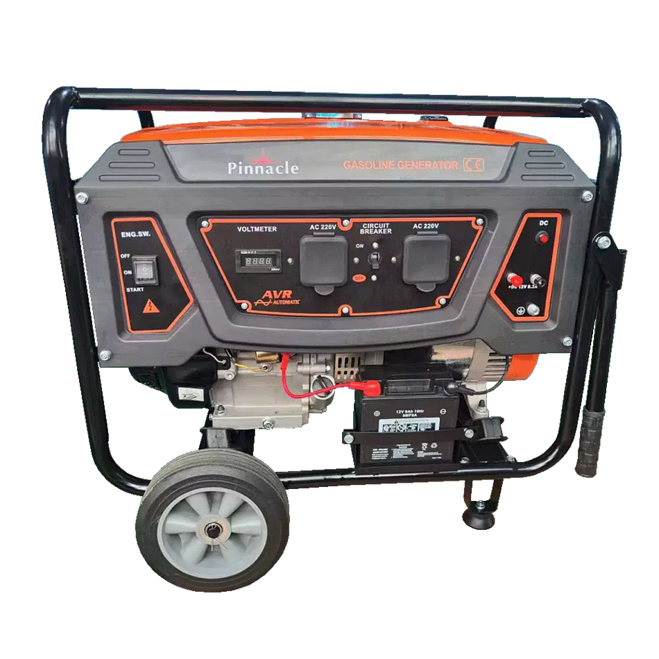 6.5kVA Portable petrol generator 220V 12V AVR