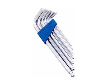 1/6'' 3/8'' Ball point hexagon key L wrench set