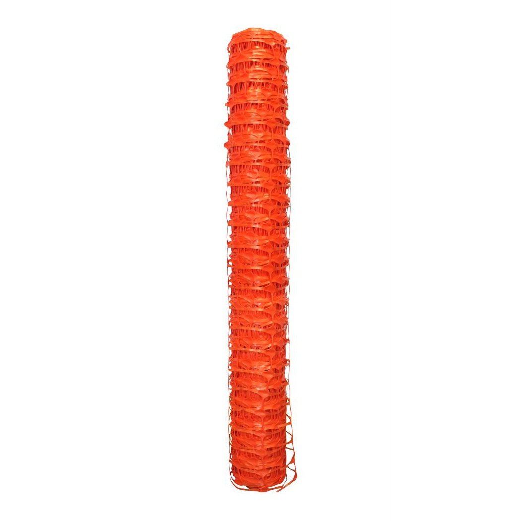 50m Hi-vis PE Orange barrier safety nets | Online industrial S.A