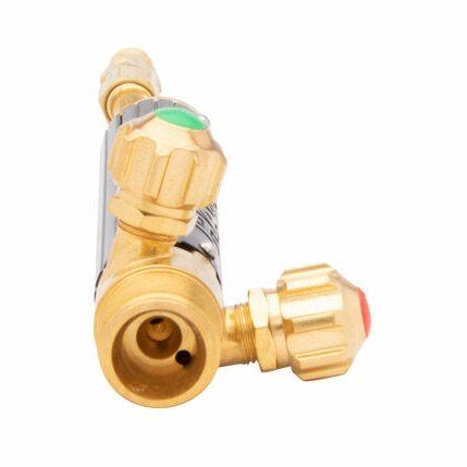 19-6 Gas torch handle shank + valves