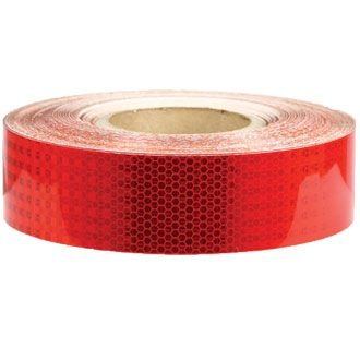 50mm x 50m Reflective red adhesive vehicle tape