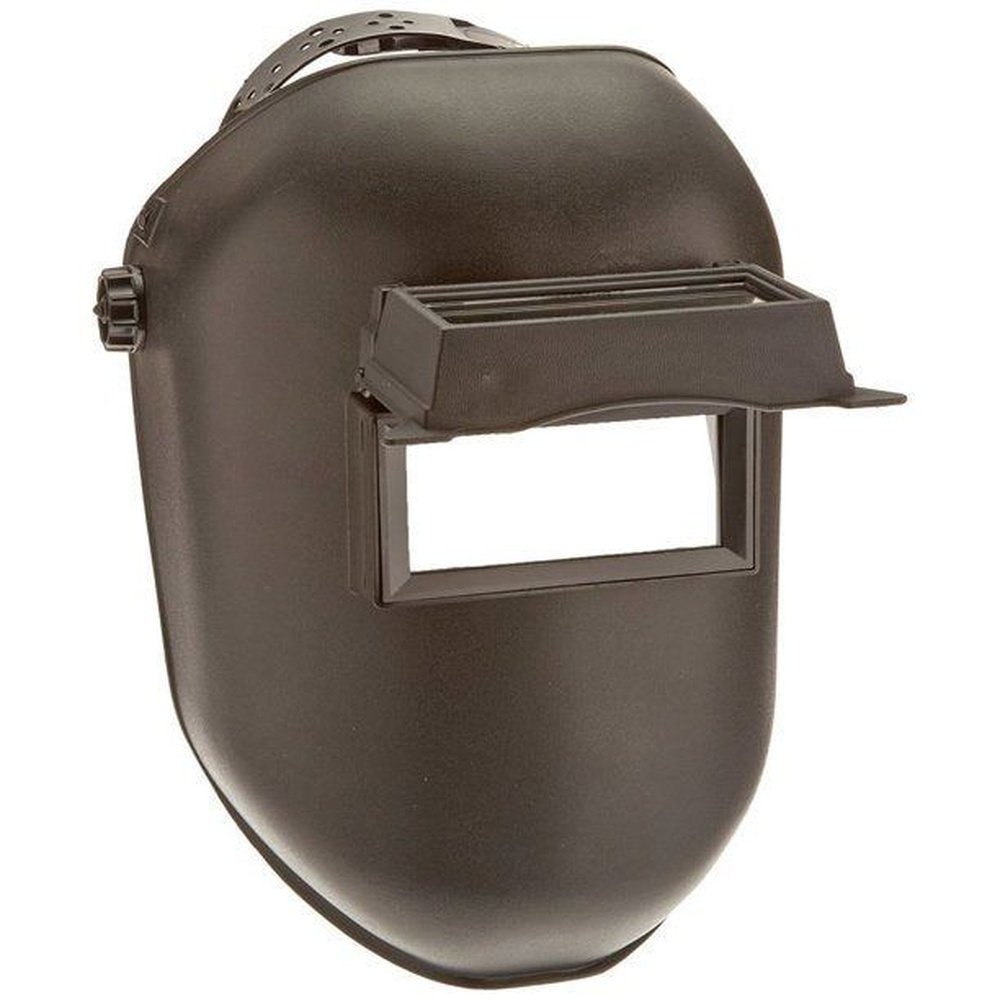 Flip front welding helmet