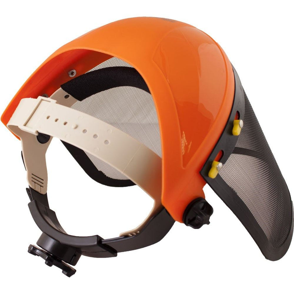 Wire mesh face shield