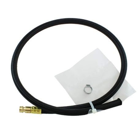 Braided rubber water outlet hose