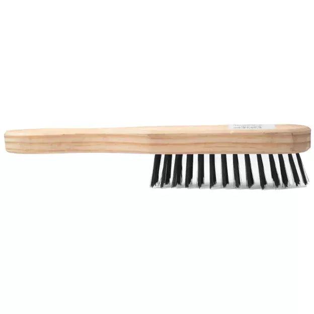 5-Row Mild steel wooden handle welding brazing brush