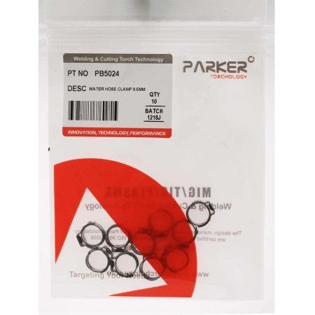 9.5mm water hose clamps