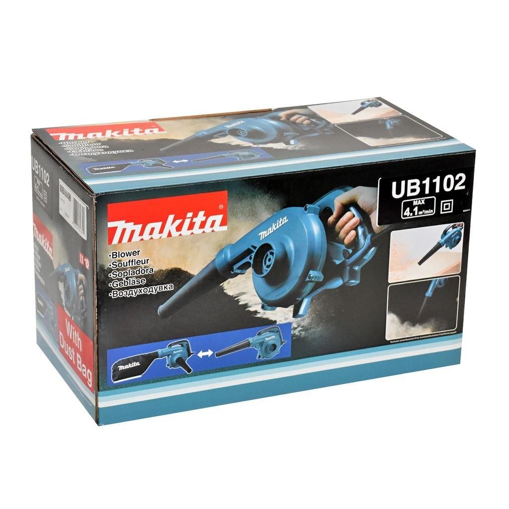 Makita UB1102 Air blower 600W 16000rpm 5.7kpa 145cfm 203mph || Online ...
