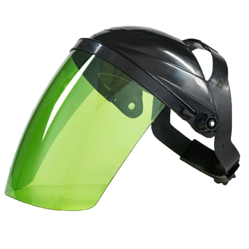 Adjustable HX green visor face shield