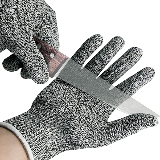 Blademax nylon glass fiber spandex knit cut-resistant Cut-Lv5