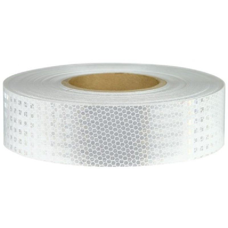 50mm x 50m Reflective white adhesive vehicle tape