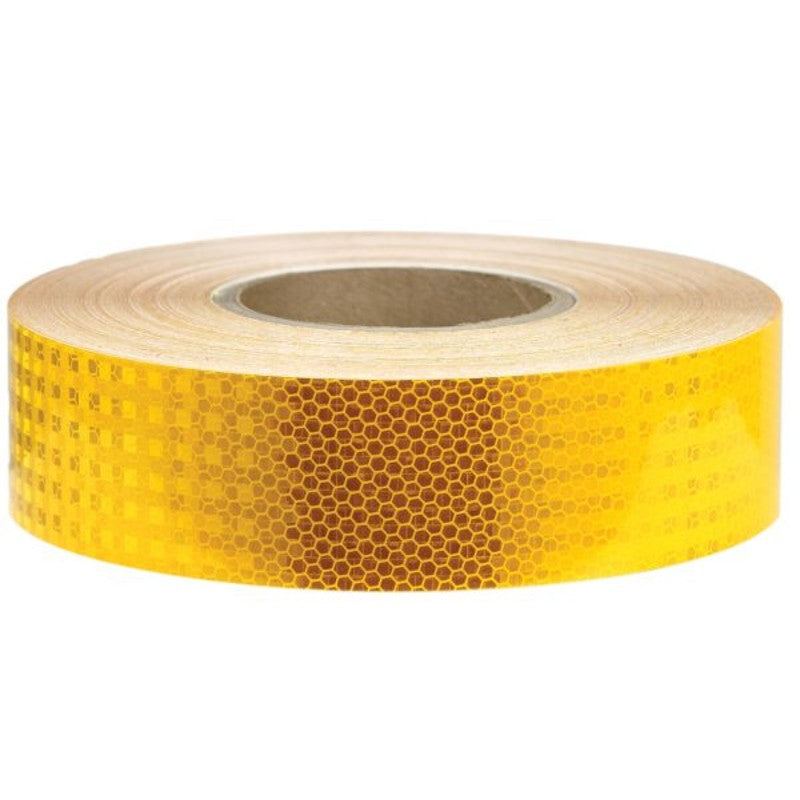 50mm x 50m Reflective yellow adhesive vehicle tape