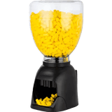 Large earplug dispenser with turn + release valve