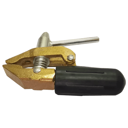 Heavy-duty G-type screw earth clamp