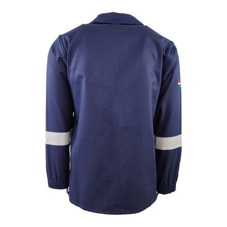 Reflective navy blue 195gsm D59 Flame & acid resistant jackets