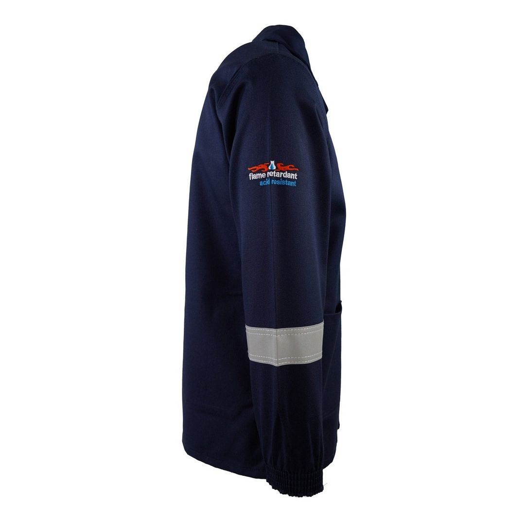Reflective 195gsm D59 Flame retardent navy blue conti suits