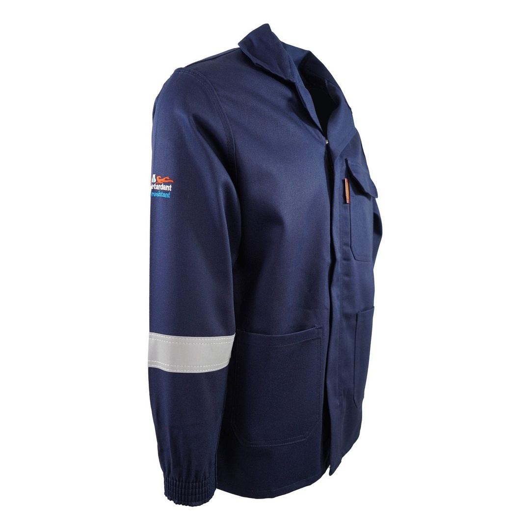 Reflective 195gsm D59 Flame retardent navy blue conti suits