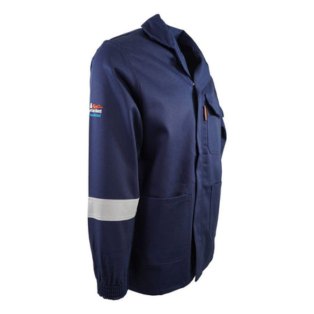 Reflective 195gsm D59 Flame retardent navy blue conti suits