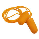 28db Orange PU foam disposable corded earplugs