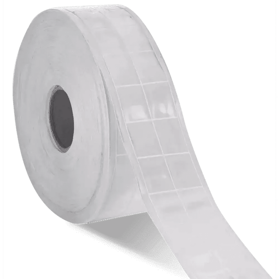 50mm x 200m reflective white PVC tape