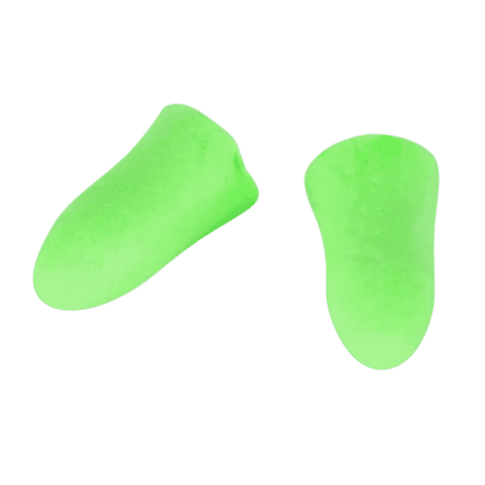 35db Green Hi-vis PU foam buller disposable uncorded earplugs