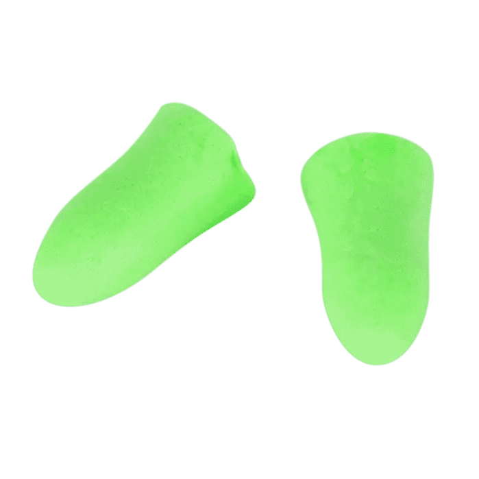 35db Green Hi-vis PU foam buller disposable corded earplugs