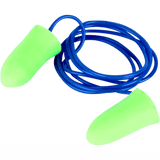 35db Green Hi-vis PU foam buller disposable corded earplugs