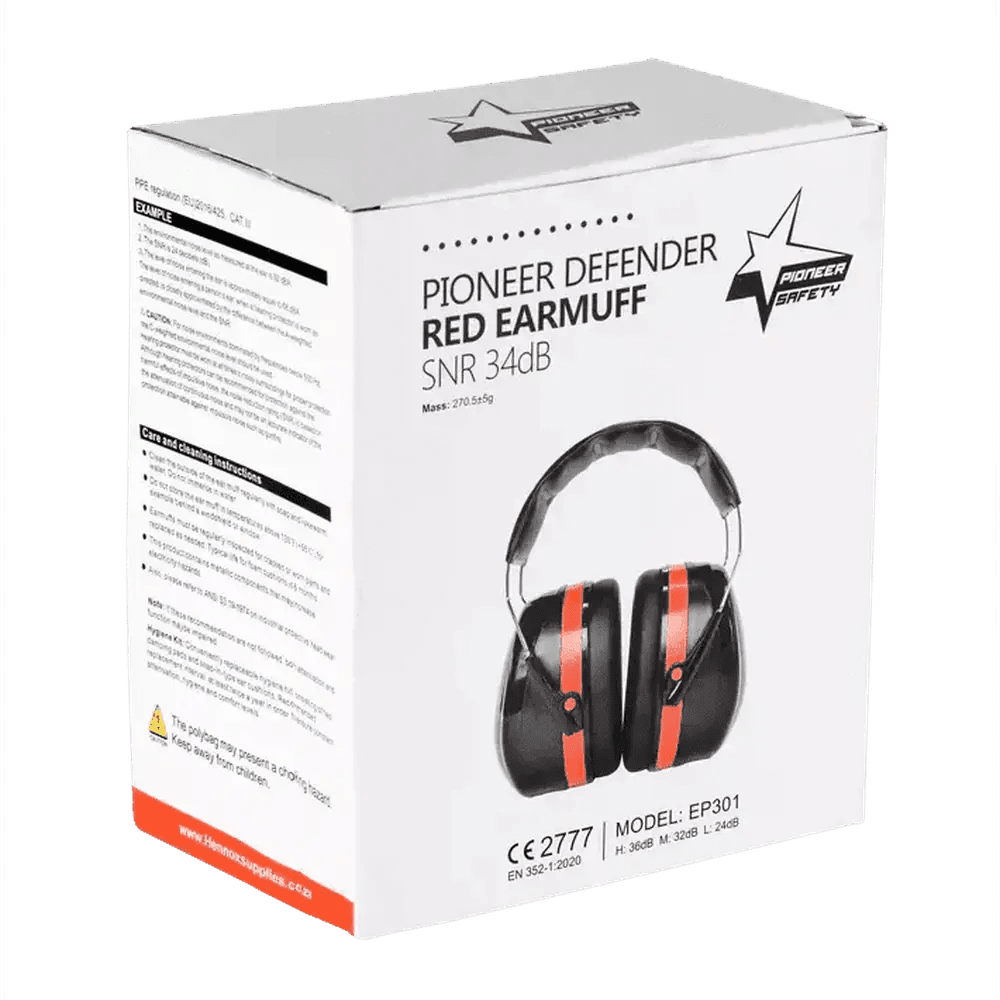 34db Black defender ear muffs