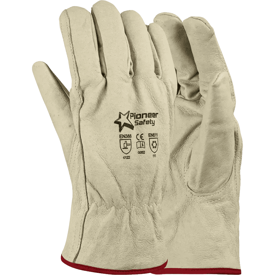 2.5'' Cuff pig skin tig welding gloves Abrasion-Lv4