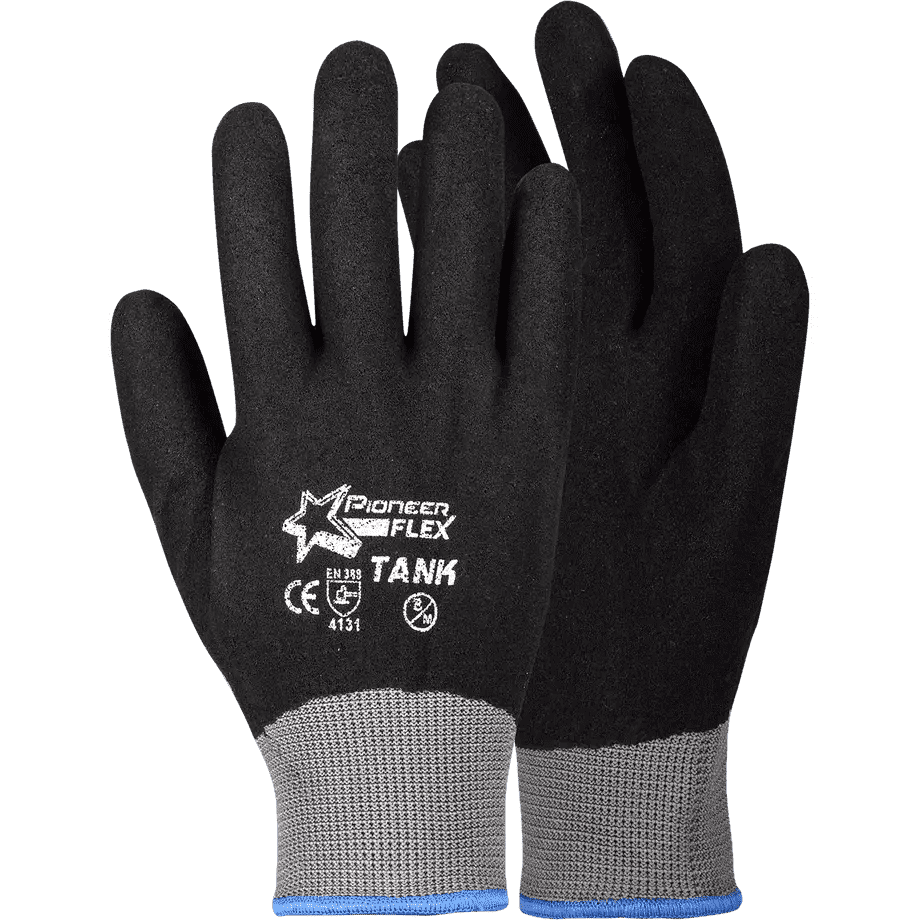 Flex Tank sandy nitrile Poly cotton gloves Abrasion-Lv4