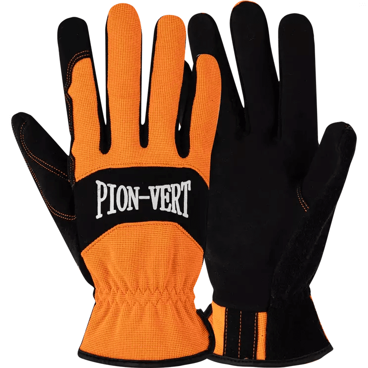 Maxmac Pion-Vert synthetic leather spandex elastic wrist cut-resistant gloves Cut-Lv1