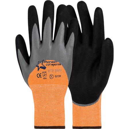 Cut master Nitrile-Gripa 3/4 dipped cut-resistant gloves Cut-Lv5