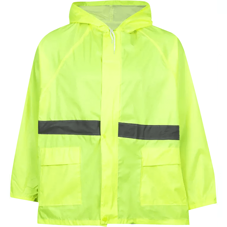 Reflective Hi-vis rubberised rain suits